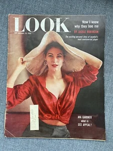 LOOK Magazine Ava Gardner Marilyn Monroe January 25 1955 - Picture 1 of 6