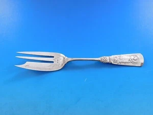 Fontainebleau by Gorham Sterling Silver Pie Fork 3-Tine Bright-Cut 6 7/8" - Picture 1 of 8