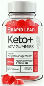 Rapid Lean Keto + ACV Maximum Strength Gummies for Weight Loss 60ct - Picture 1 of 8