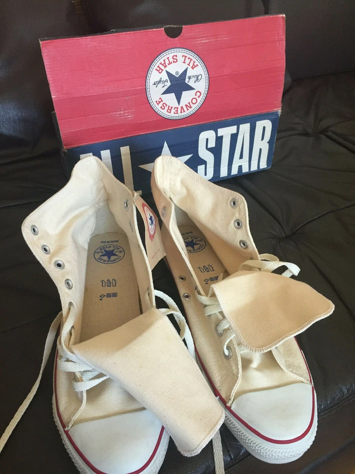 Converse ALL STAR/Hecho en EE. UU. (12 EE. UU.) ¡NUEVO! con caja y etiqueta originales!  Foto 1 de 4