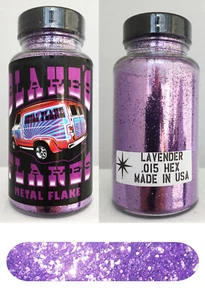 Blakes Metal Flake .015 Lavender light purple Hot Rod custom automotive 2oz jar - Picture 1 of 2