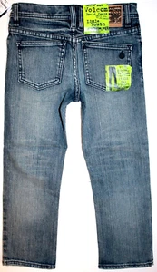 VOLCOM - Boy's Blue Straight Leg Stretch Denim Jeans, Size 8. NWT. RRP$59.99 - Picture 1 of 2