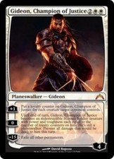 WOTC MtG Gatecrash Gideon, Champion of Justice (MR) (Foil) EX