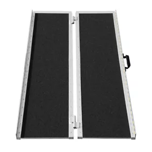 Aluminium Ramp Folding Loading Access Portable Wheelchair Scooter Van 4 SIZE AU - Picture 1 of 17