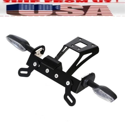 Eliminador de guardabarros de matrícula ordenado por cola para Kawasaki Z500 y Ninja 500 2025 Foto 1 de 4