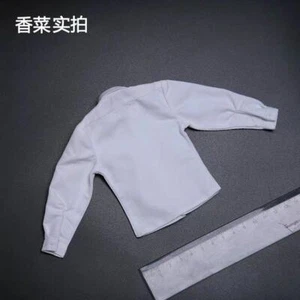 Figura de acción a escala 1/6 traje masculino camisa blanca traje manga larga ajuste modelo 12 pulgadas - Imagen 1 de 6