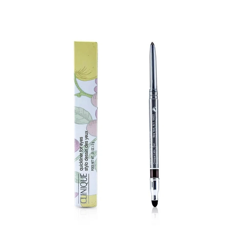Clinique Quickliner For Eyes 02 MARRÓN AHUMADO con difuminador - Talla 0,01 OZ / 0,3 g Foto 1 de 1