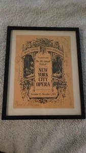 1971 New York City Opera program autographed by 14 Beverly Sills Julius Rudel - Picture 1 of 5