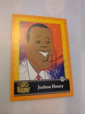 JOSHUA HENRY signed Lights Of Broadway Trading Card In The Heights Shuffle Along