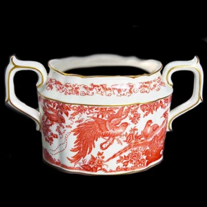 RED AVES Royal Crown Derby Zuckerdose groß OHNE DECKEL NEU NIE BENUTZT made England - Bild 1 von 12