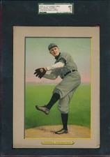 1911 T3 Turkey Red Cabinet Orval Overall #32 SGC 40 (3) Vg  Checklist back