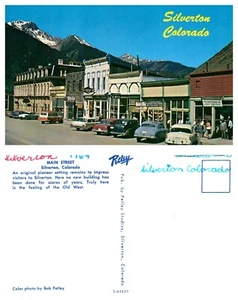Main Street, Silverton, Colorado Vintage Chrom PC - Bild 1 von 1