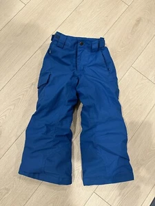 Columbia Ski Kids Boys Blue Insulated Snow Snowboard Pants Omni-tech Size 4/5 - Picture 1 of 4
