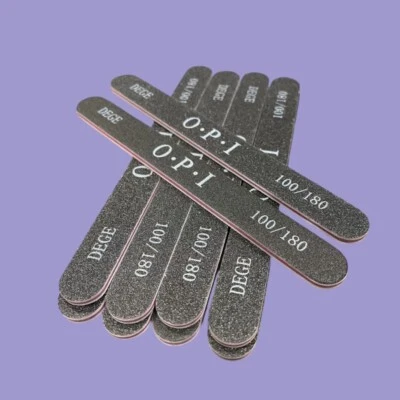 Пилка для ногтей 25 шт. профессиональная двусторонняя зернистость 100/180 пилки для ногтей - Изображение 1 из 2