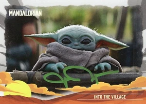 JOHN ROSENGRANT SIGNED AUTOGRAPH BABY YODA STAR WARS MANDALORIAN TOPPS CARD #12 - Picture 1 of 1