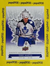 Terry Martin, 2017 Toronto Maple Leafs, Centennial Edition, #79