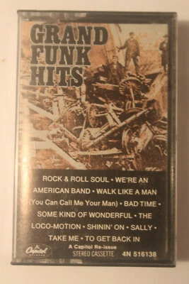 GRAND FUNK HITS - CASSETTE 1976 - American Band, Loco-Motion - Image 1 of 2