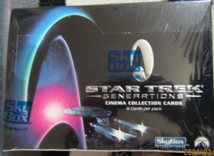 STAR TREK GENERATIONS CINEMA COLLECTION CARDS FULL SEALED BOX 1994 - Picture 1 of 3