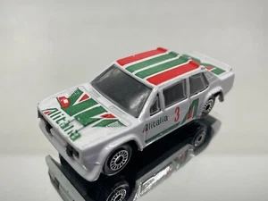 ? D94 FIAT ABARTH ALITALIA #3 -WHITE 3inch- GOOD CONDITION - 508 - Picture 1 of 5