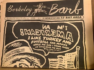 BERKELEY BARB EDICIÓN #276 27 DE NOVIEMBRE - 3 DE DICIEMBRE DE 1970 PERIÓDICO VINTAGE DEL ÁREA DE LA BAHÍA NOS - Imagen 1 de 3