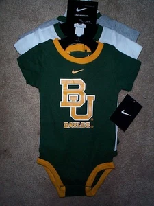 (2025-2026) NIKE Baylor Bears ($34) INFANT BABY NEWBORN Jersey 3-6M 3-6 M Months - Imagen 1 de 4