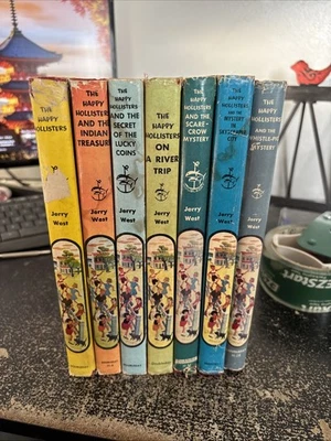 The Happy Hollisters 7 Books Hardcovers  Jerry West Dust Jackets - Image 1 of 4