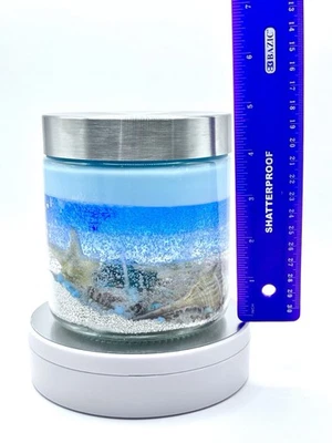 Gel Candle Ocean Under The Sea Shell Life Handmade Decorative Decor Unique - Image 1 of 4