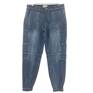 Sundance Damengröße 6 Jolienne Denim/Chambray Cargo Jogginghose Baumwolle Resort - Bild 1 von 8