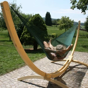 MacaMex Siesta Grande Deluxe Double Plus Verde / 2 Personen 415 x 160 x 168 ... - Picture 1 of 4