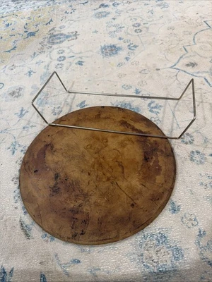 Pampered Chef Family Heritage Large 15" Round Stoneware Pizza Baking Stone USA - Image 1 of 4