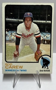 Rod Carew 1973 Topps Minnesota Twins CARD#330 NICE! NO CREASES - Picture 1 of 2