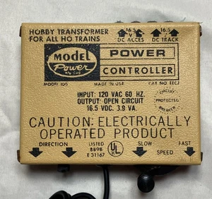 Model Power 100 Vintage 1977 Ho Scale Train Controller F/SH - Picture 1 of 7