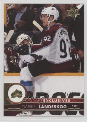 2017-18 Upper Deck Exclusives /100 Gabriel Landeskog #296 - Image 1 of 2