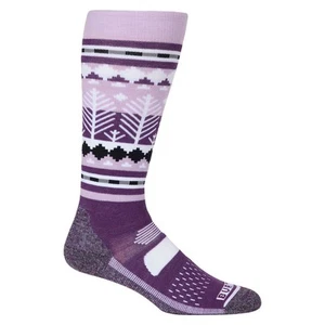 Burton Performance Midweight Sock Womens in Snowy Pines - Size - - Picture 1 of 1