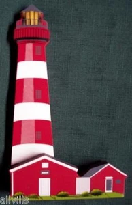 ASSATEAGUE ISLAND LIGHT LTS07 EAST COAST LIGHTHOUSE SERIES SHELIA'S 1993 - Imagen 1 de 2