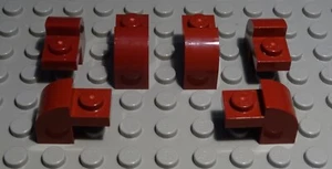 Lego Stein Rundbogen 1x1 Dunkelrot 6 Stück - Bild 1 von 1
