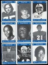 Little Football Big Leaguers Lot 42 Cards 1990 NFL Players
