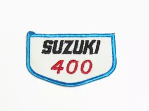 NOS 1970's Suzuki 400 Patch motorcycle - Vintage TM400 TS400 RM400 - Picture 1 of 1