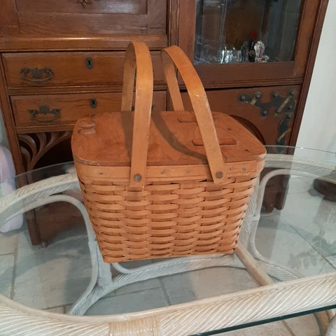 Longaberger  Hostess Collection Gourmet Picnic Basket Cover