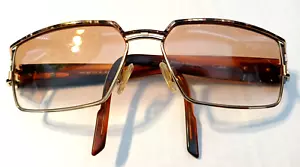 Vintage CAZAL mod 924 col 33 (57-16 135) brown-gold Sunglasses eyeglasses - Picture 1 of 10