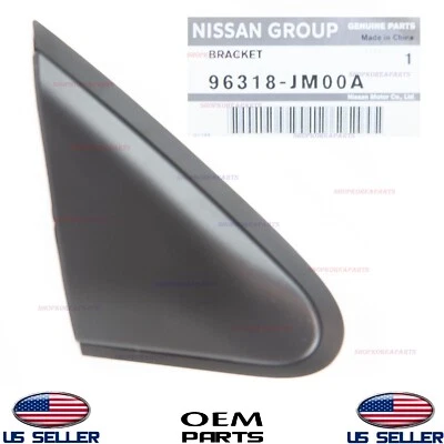 Genuine OEM Fender Mirror Trim Finisher Bezel Passenger Side 2008-2015 Rogue - Image 1 of 3