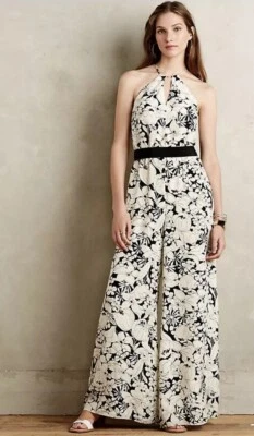 Новый комбинезон Anthropologie Elevenses Silk Lilium размер Small - Изображение 1 из 3