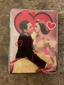 Retro Gene Kelly Judy Garland  1-clip Cigarette Case Business Credit Card Holder