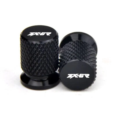 For KAWASAKI ZX-6R ZX6R ZX636 CNC Motorcycle Tire Valve Caps Cover Accessories - Image 1 of 3