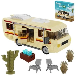 Breaking Bad Cooking Lab RV Car Pinkman Educational Building Blocks Plastic Set - Picture 1 of 26
