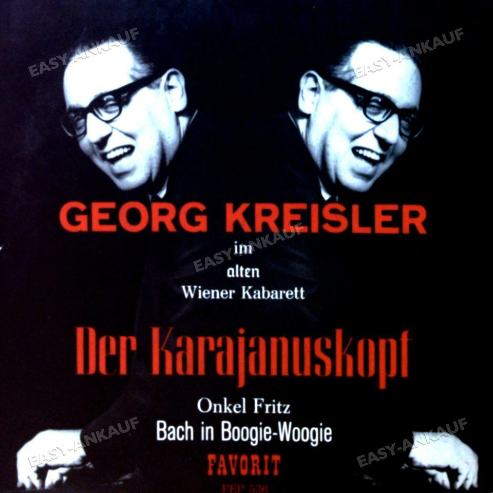 Georg Kreisler - Im Alten Wiener Kabarett - Der Karajanuskopf AUT 7in 1964 . - Bild 1 von 1