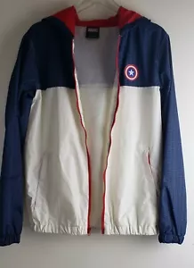 MARVEL Captain America Wind Breaker Jacket Sz. Small - Picture 1 of 5