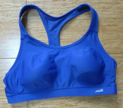 Sujetador deportivo Avia púrpura con orificio para llaves trasero Yoga Pilates XL NUEVO Foto 1 de 3