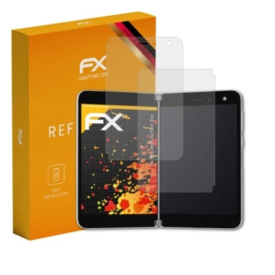 atFoliX 3x Screen Protection Film for Microsoft Surface Duo matt&shockproof - Image 1 of 4