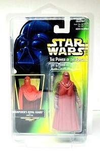 Star Wars POTF EMPEROR'S ROYAL GUARD Action Figure 1997 Hologram in CASE NEW